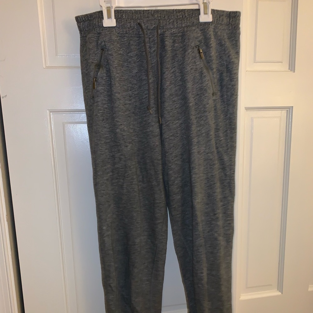 Gray joggers